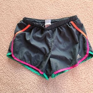 Adidas running shorts, girls size L 12 -14